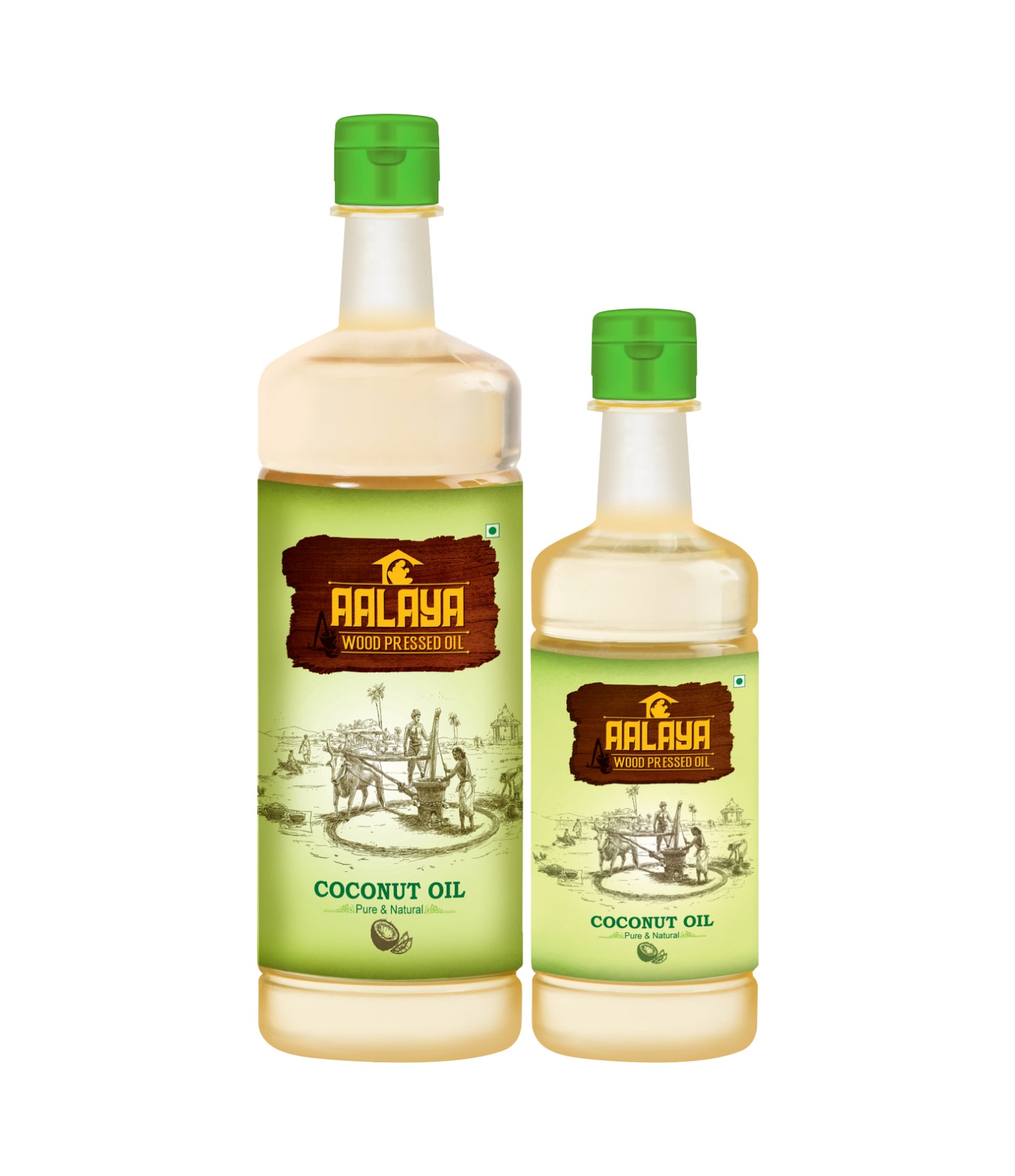 wood pressed coconut oil